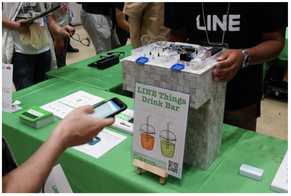 LINE Pay決済とLINE Thingsに対応したドリンクバーを開発する